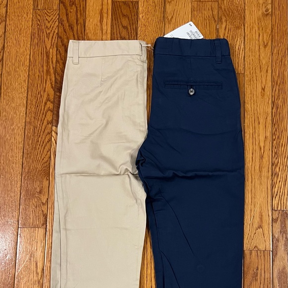 H&M Chinos (set of 2) Navy Blue and Khaki 8-9Y - Picture 2 of 16